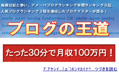 【ブログの王道】たった３０分！最速アクセス術で月収１００万円稼ぐ方法